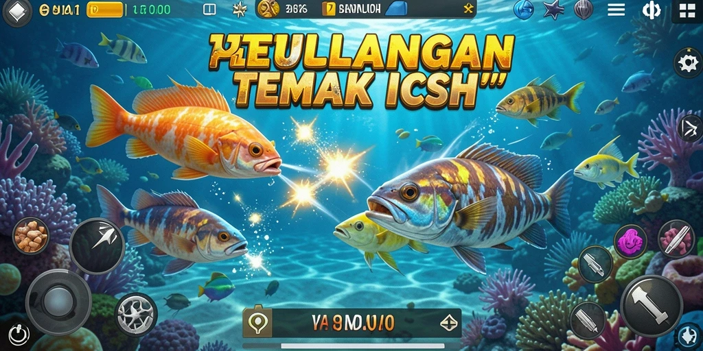 Tangkapan ikan menegangkan dalam BARU01 dengan grafis yang memukau.