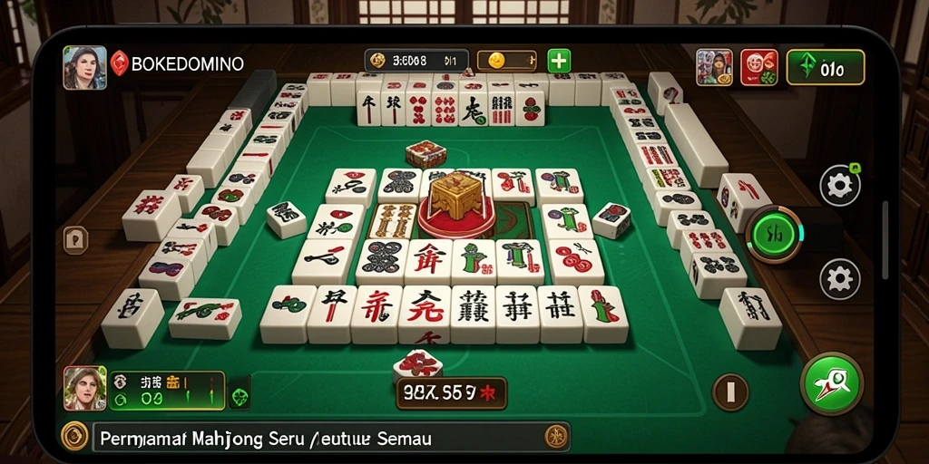 Gameplay seru BOKEDOMINO yang menantang dengan grafis menarik.
