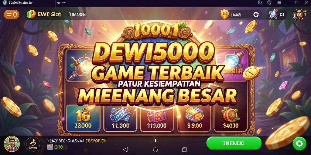 Screenshot gameplay Slot DEWI5000 yang menarik dan mengasyikkan.