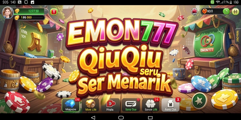 Tampilan gameplay seru dan menarik dari EMON777 QiuQiu.