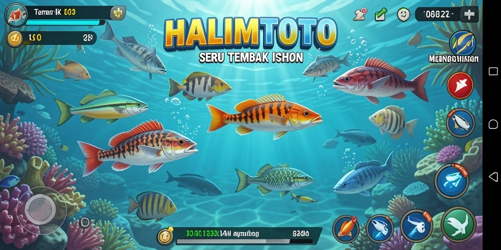 Gameplay seru HALIMTOTO dengan efek visual yang menarik.