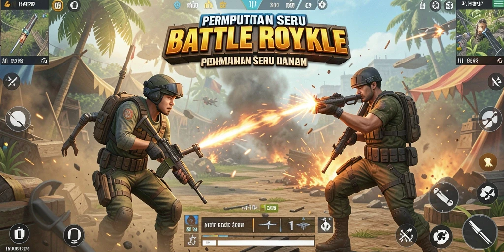 Tampilan menarik dari pertandingan seru dalam HARAPJP.