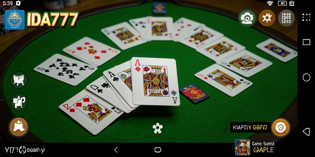 Screenshot gameplay IDA777 yang menampilkan keseruan permainan Gaple.