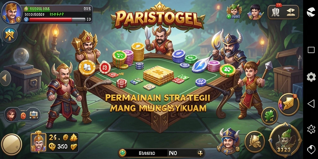 Tampilan seru permainan strategi PARISTOGEL.