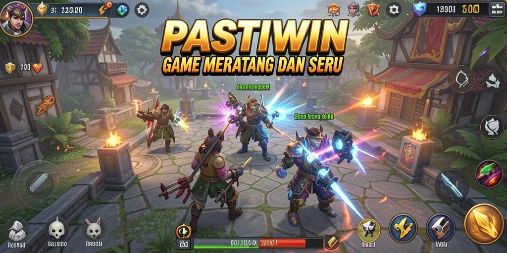 Tampilan gameplay PASTIWIN yang menegangkan dan penuh strategi.