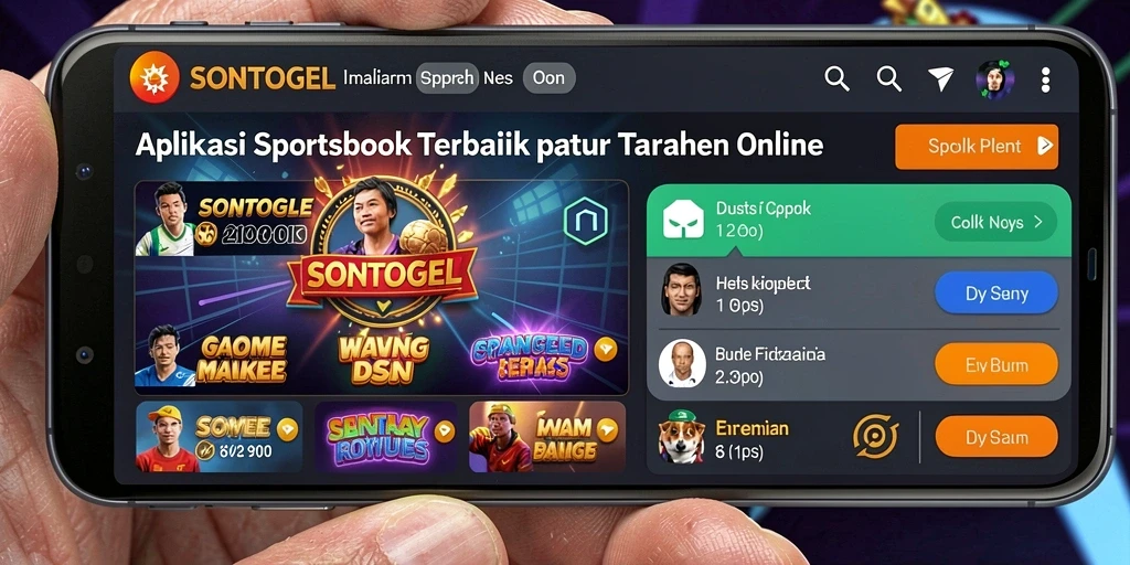 Tampilan dinamis dari gameplay taruhan olahraga di SONTOGEL.