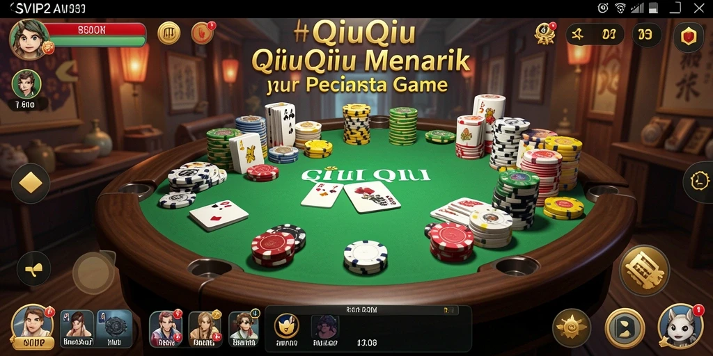 Tampilan menarik dari gameplay QiuQiu di SVIP2.