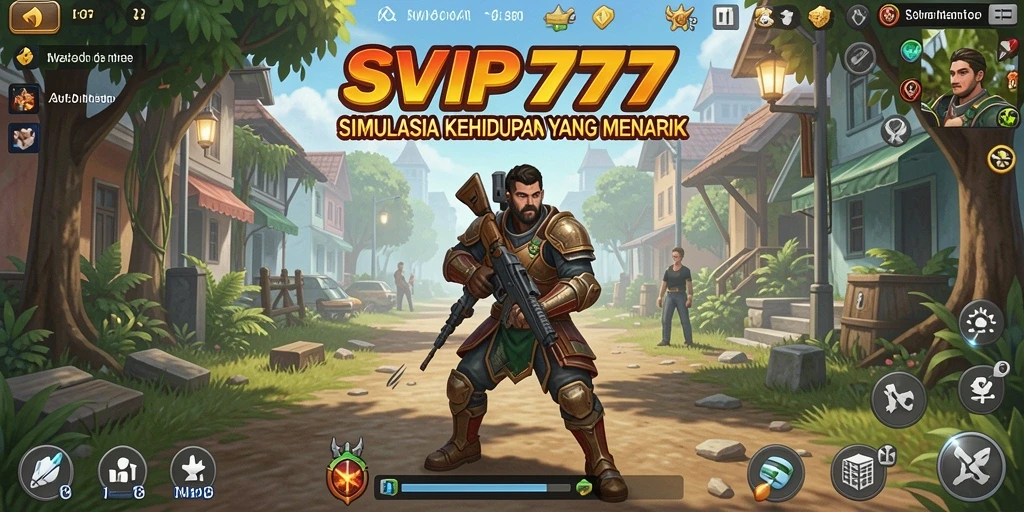Tampilan gameplay SVIP777 dengan aktivitas simulasi yang seru.