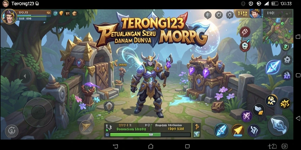 Tampilan gameplay seru di dunia fantasi TERONG123.
