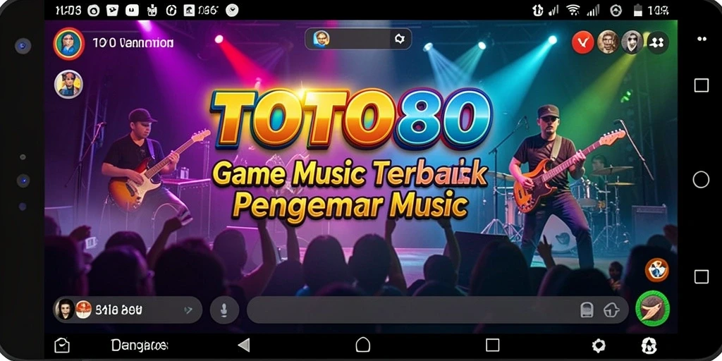 Tampilan gameplay TOTO80 dengan berbagai aktivitas musik yang mengasyikkan.